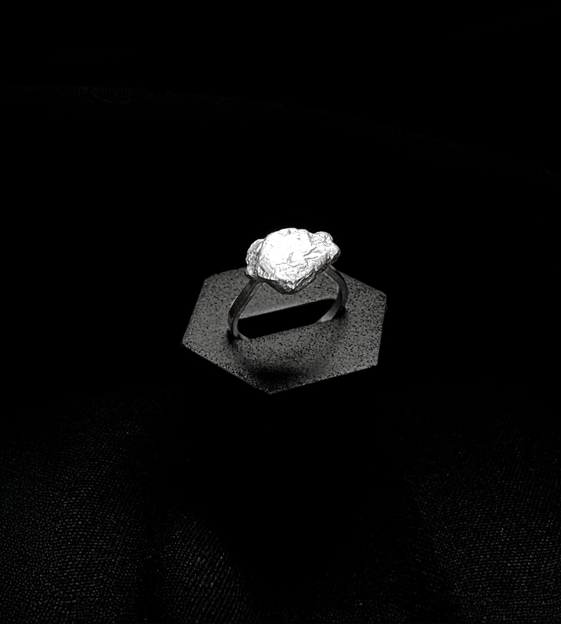 Anel Meteoro - Prata